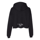 That Girl — White Graffiti Cropped Hoodie | Around the Way Girl Collection