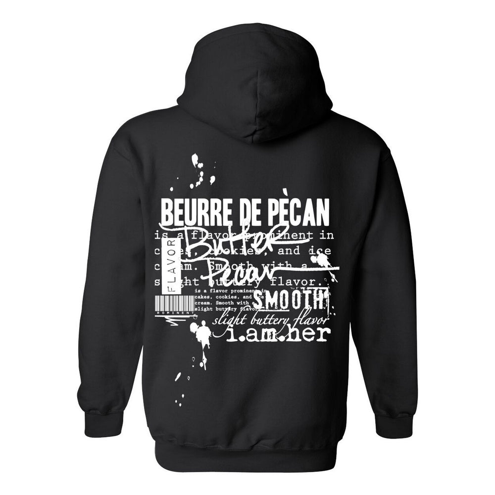 Butter Pecan – Women's Hoodie | Caramel Brown Melanin Affirmation - White
