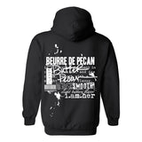 Butter Pecan – Women's Hoodie | Caramel Brown Melanin Affirmation - White
