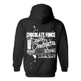 Dark Chocolate – Women's Hoodie | Deep Melanin Royalty | Statement Hoodie for Black Women - White