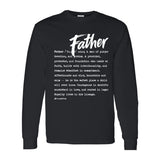 I AM HIM — Father Definition | White Ink | Long Sleeve Tee | Definitions of HIM Collection