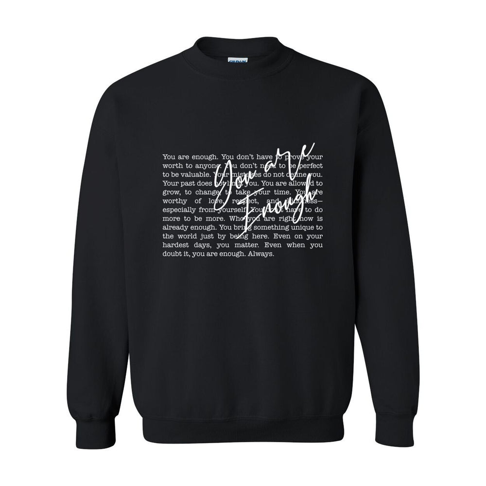 You Are Enough  Women's Crewneck – The Gospel of Worthiness - W