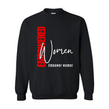 Empowered Women Empower Women Crewneck | Feminist Sweater - Black