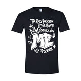 The Only Person I Ever Had to Convince Was ME — White Graffiti Tee | Around the Way Girl Collection