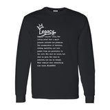 I AM HIM — Legacy Definition | White Ink | Long Sleeve Tee | Legacy Collection