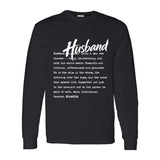 I AM HIM — Husband Definition | White Ink | Long Sleeve Tee | Definitions of HIM Collection
