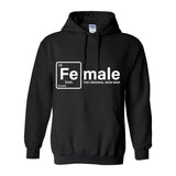 F-E™ Female Iron - Women's Hoodie | Periodic Table Feminist Hoodie