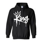 I AM HIM — King Anointed | White Ink | Pullover Hoodie | King Collection