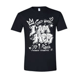 I AM HER — White Graffiti Graphic Tee | Around the Way Girl Collection