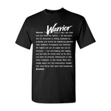 I AM HIM — Warrior Definition | White Ink | T-Shirt | Definitions of HIM Collection