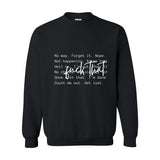 F*ck That - Women's Crewneck Sweatshirt | The Boundary Era Statement - White