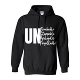 Unbreakable Unstoppable Unapologetic Unforgettable - Women's Hoodie - White