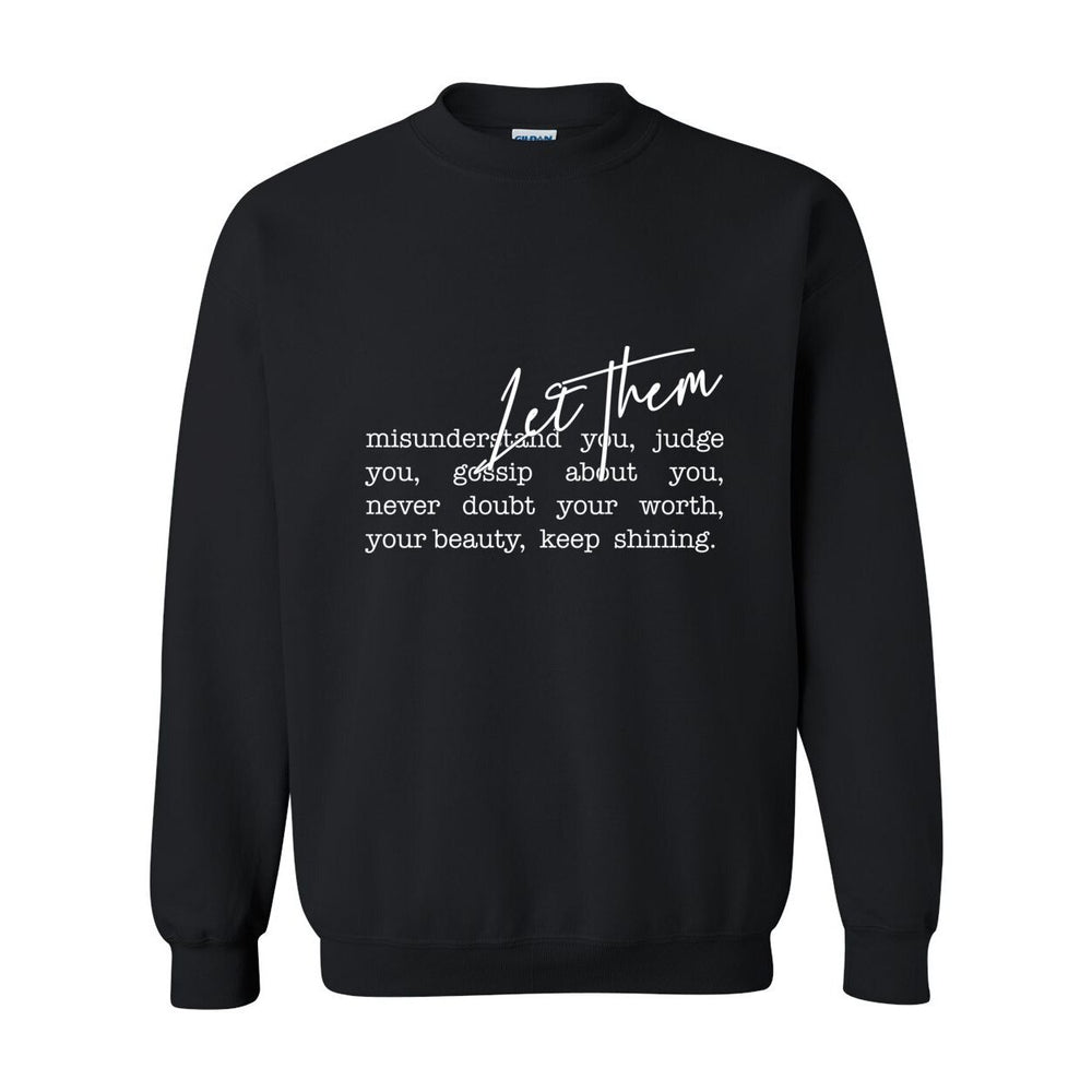 Let Them Crewneck – Soft Strength. Quiet Confidence. W