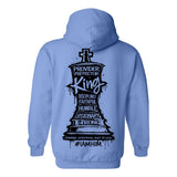 I AM HIM — King's Gambit | Black Ink | Pullover Hoodie | King Collection