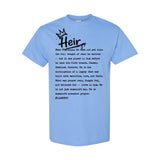 I AM HIM — Heir Definition | Black Ink | T-Shirt | Legacy Collection