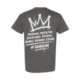 I AM HIM — King Anointed | White Ink | T-Shirt | King Collection