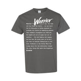 I AM HIM — Warrior Definition | White Ink | T-Shirt | Definitions of HIM Collection