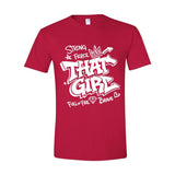 That Girl — White Graffiti Graphic Tee | Around the Way Girl Collection