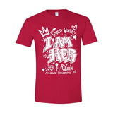 I AM HER — White Graffiti Graphic Tee | Around the Way Girl Collection