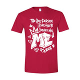 The Only Person I Ever Had to Convince Was ME — White Graffiti Tee | Around the Way Girl Collection