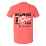 Dark Chocolate – Women's Tee | Regal & Radiant | White on Black