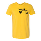 PowHERful She Overcame Women's T-Shirt