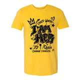 I AM HER — Black Graffiti Graphic Tee | Around the Way Girl Collection