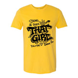 That Girl — Black Graffiti Graphic Tee | Around the Way Girl Collection