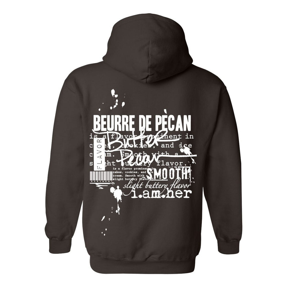 Butter Pecan – Women's Hoodie | Caramel Brown Melanin Affirmation - White