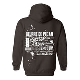 Butter Pecan – Women's Hoodie | Caramel Brown Melanin Affirmation - White