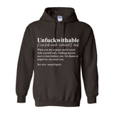 Unf*ckwithable Hoodie | Unbothered Energy - White