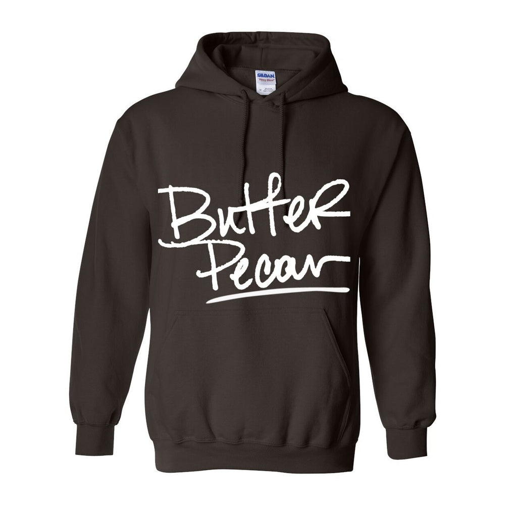 Butter Pecan – Women's Hoodie | Caramel Brown Melanin Affirmation - White