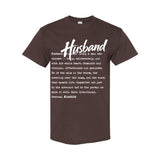 I AM HIM — Husband Definition | White Ink | T-Shirt | Definitions of HIM Collection