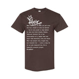 I AM HIM — Heir Definition | White Ink | T-Shirt | Legacy Collection