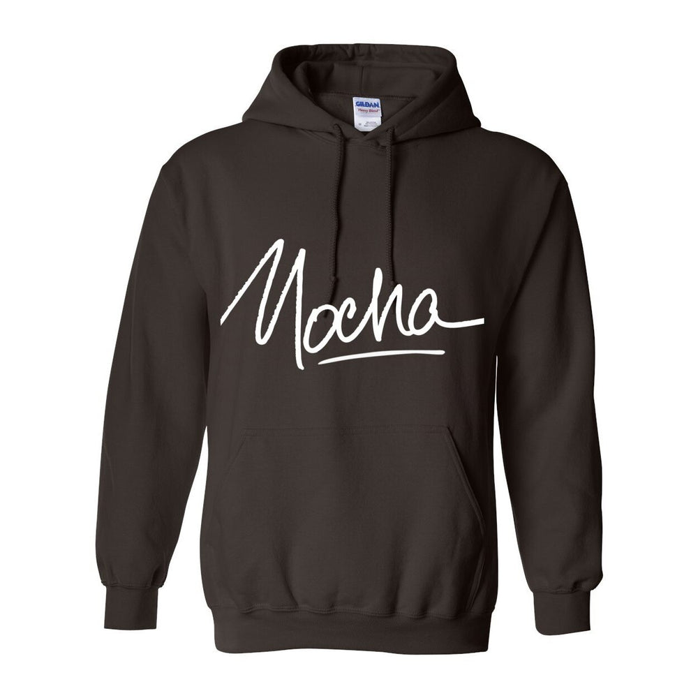 Mocha – Moka Hoodie | Coffee-Brown Melanin Hoodie | Empowerment Streetwear - White