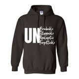 Unbreakable Unstoppable Unapologetic Unforgettable - Women's Hoodie - White
