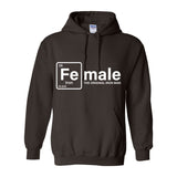 F-E™ Female Iron - Women's Hoodie | Periodic Table Feminist Hoodie