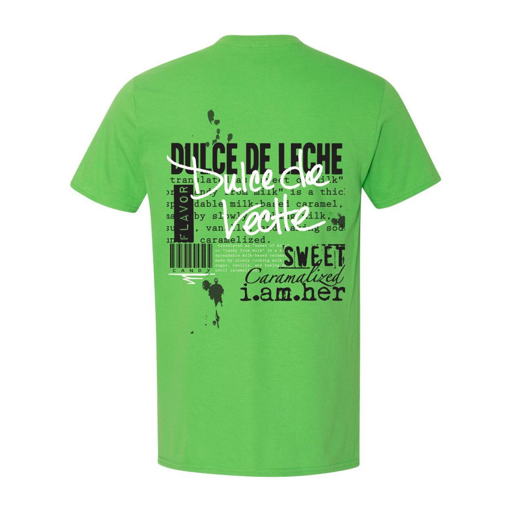 Dulce de Leche – Women's Tee | Sweet. Soft. Strong. | White on Black