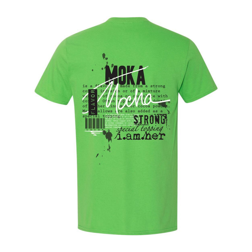 Mocha – Moka | Bold & Beautiful | Women's Tee - White on Black