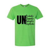 Unbreakable Unstoppable Unapologetic Unforgettable - Women's T-Shirt