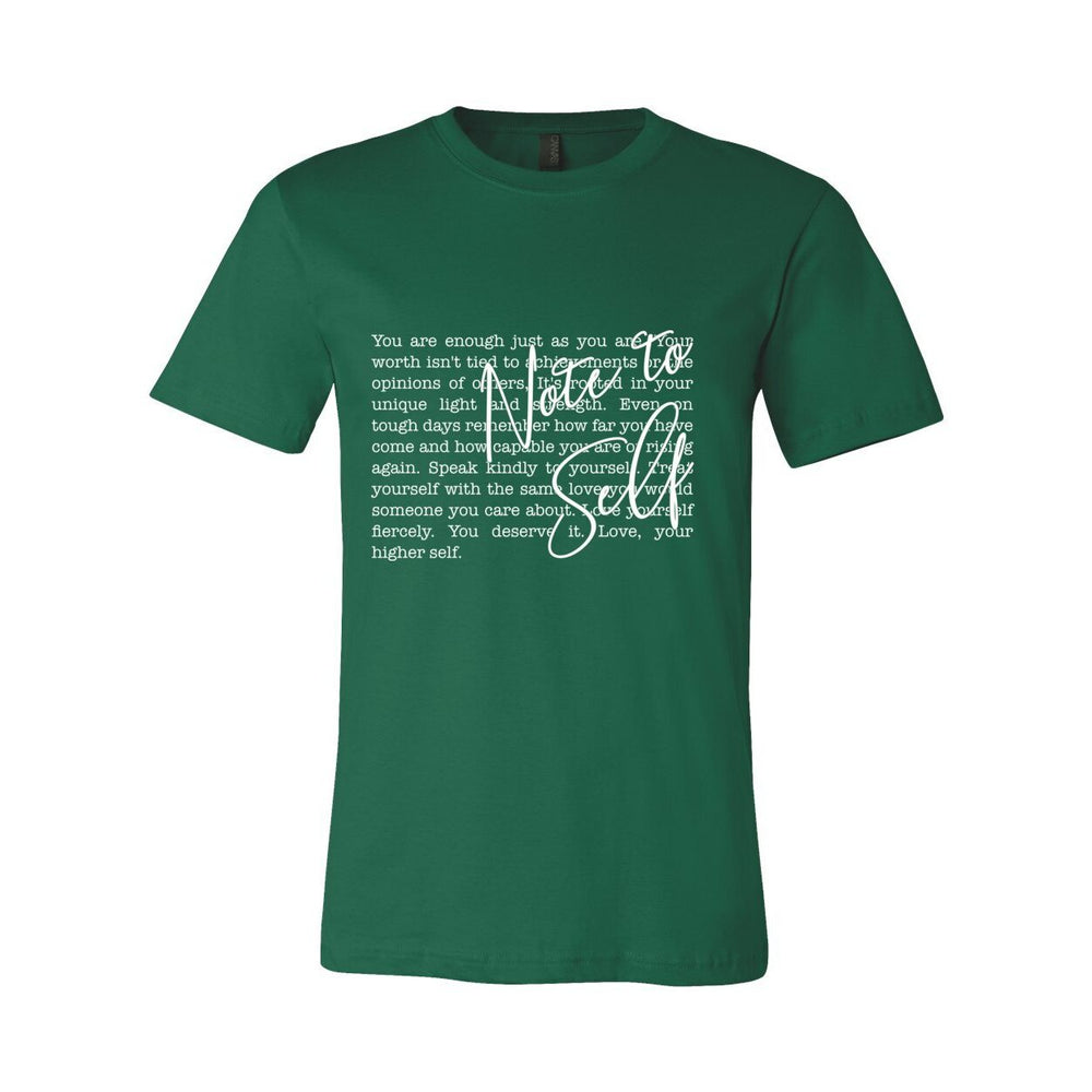 Note To Self Women's Tee – Sacred Reminders - White