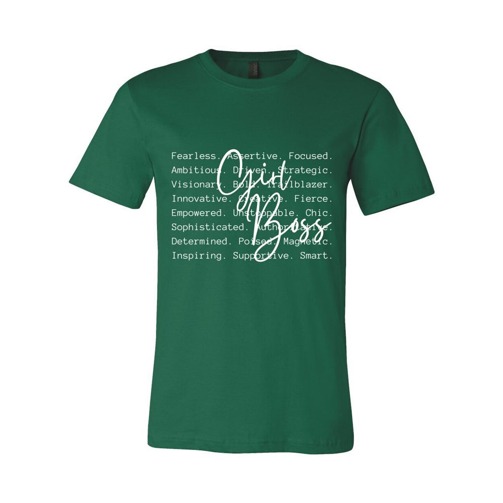 Girlboss Women's Tee – Definition of a Boss Babe - White
