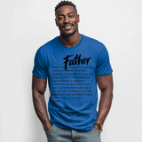 I AM HIM — Father Definition | Black Ink | T-Shirt | Definitions of HIM Collection