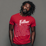 I AM HIM — Father Definition | White Ink | T-Shirt | Definitions of HIM Collection
