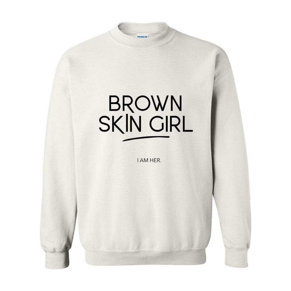 Brown Skin Girl - Women's Crewneck Sweatshirt