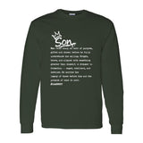 I AM HIM — Son Definition | White Ink | Long Sleeve Tee | Legacy Collection