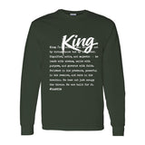 I AM HIM — King Definition | White Ink | Long Sleeve Tee | Definitions of HIM Collection