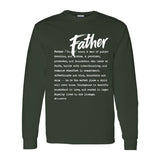 I AM HIM — Father Definition | White Ink | Long Sleeve Tee | Definitions of HIM Collection