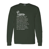I AM HIM — Legacy Definition | White Ink | Long Sleeve Tee | Legacy Collection