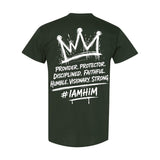 I AM HIM — King Anointed | White Ink | T-Shirt | King Collection